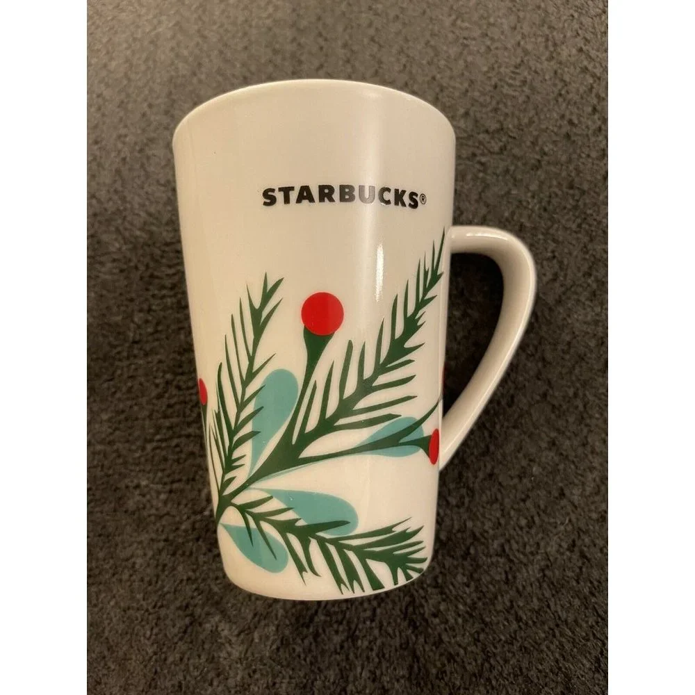 Starbucks Coffee Mug Holly Berries 2020 J3